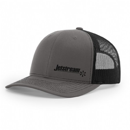 Richardson Trucker Mesh- Charcoal/Black