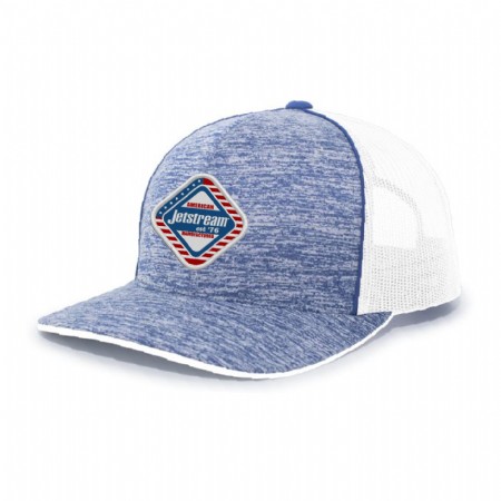 Pacific Headwear Heather Trucker Snapback Cap